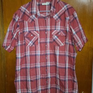 Mens Plaid Shirt